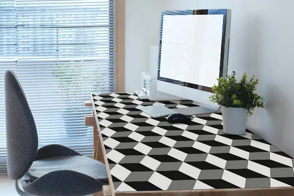 Podloga za pisalno mizo Six 3D pattern