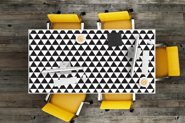 Podloga za pisalno mizo Triangles