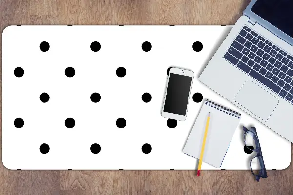 Namizna podloga Black dots