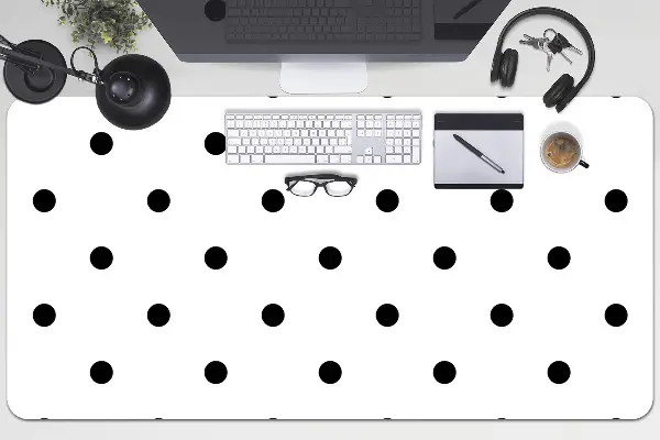 Namizna podloga Black dots