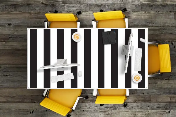 Podloga za pisalno mizo Striped pattern