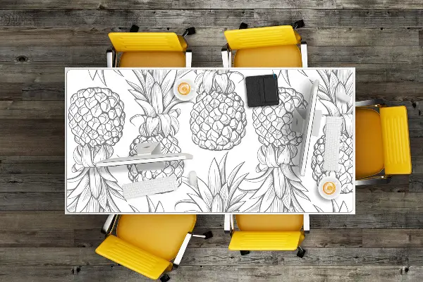Podloga za pisalno mizo Pineapple pattern