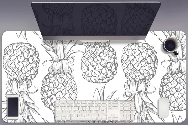 Podloga za pisalno mizo Pineapple pattern