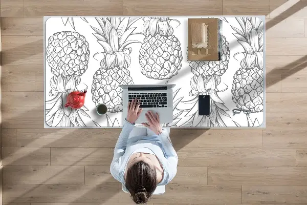 Podloga za pisalno mizo Pineapple pattern