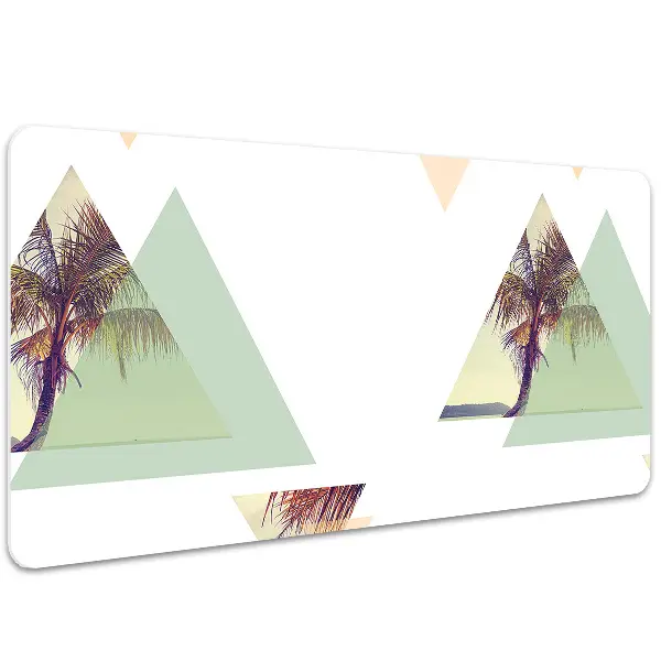 Podloga za pisalno mizo Palms in triangles