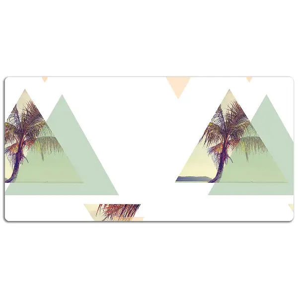 Podloga za pisalno mizo Palms in triangles