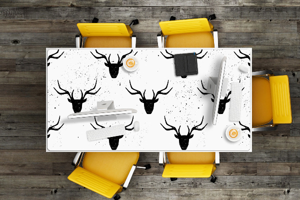 Namizna podloga Black deer pattern