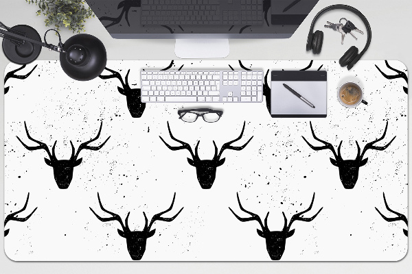 Namizna podloga Black deer pattern