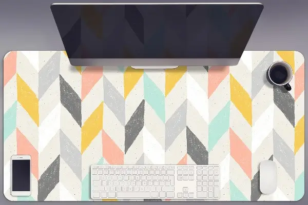Podloga za pisalno mizo Pastel herringbone