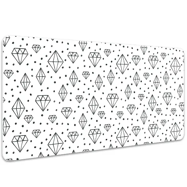 Podloga za pisalno mizo Drawn diamonds