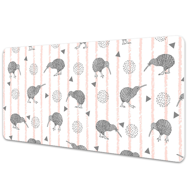 Podloga za pisalno mizo Pattern birds kiwi