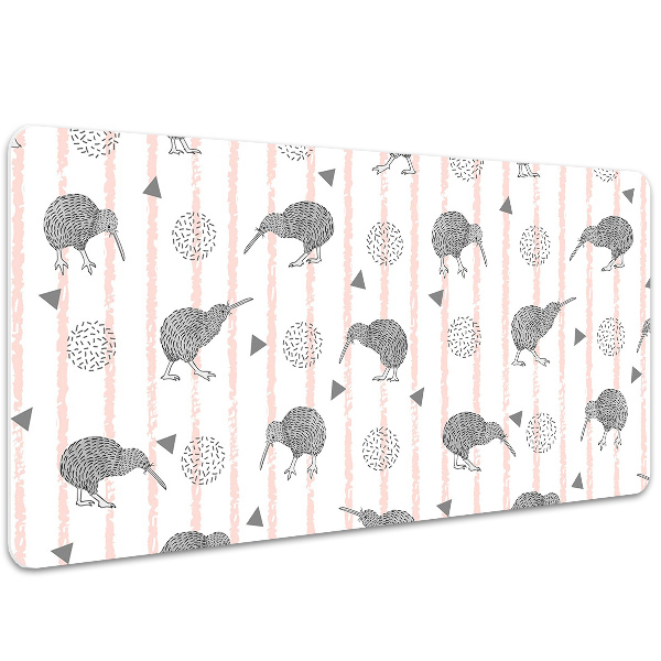 Podloga za pisalno mizo Pattern birds kiwi