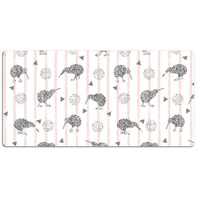 Podloga za pisalno mizo Pattern birds kiwi