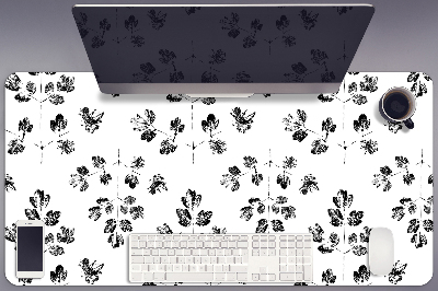 Namizna podloga Black and white pattern