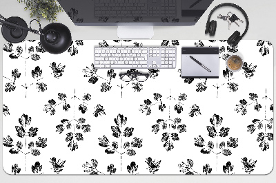 Namizna podloga Black and white pattern