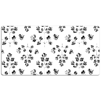 Namizna podloga Black and white pattern