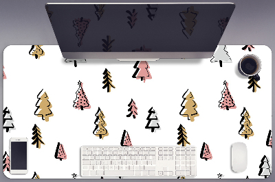 Podloga za pisalno mizo Pastel Christmas trees