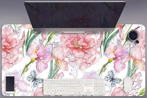 Podloga za pisalno mizo Peonies cvetje