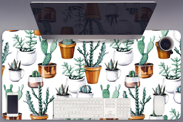 Podloga za mizo Cacti in pots