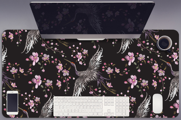 Podloga za mizo Herons and flowers