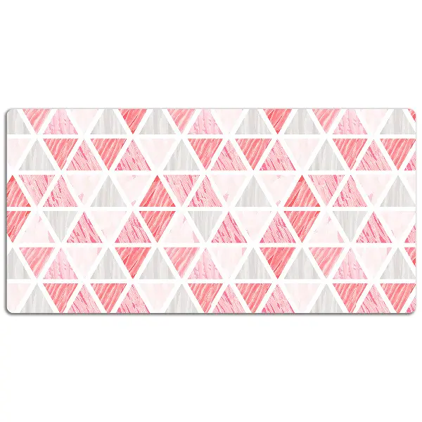 Podloga za pisalno mizo Pink triangles