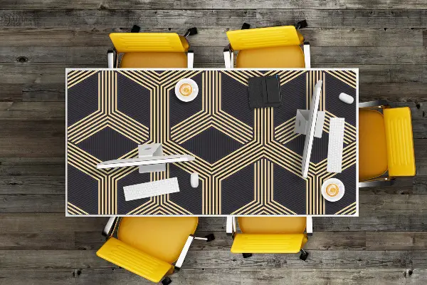 Podloga za pisalno mizo Geometric pattern