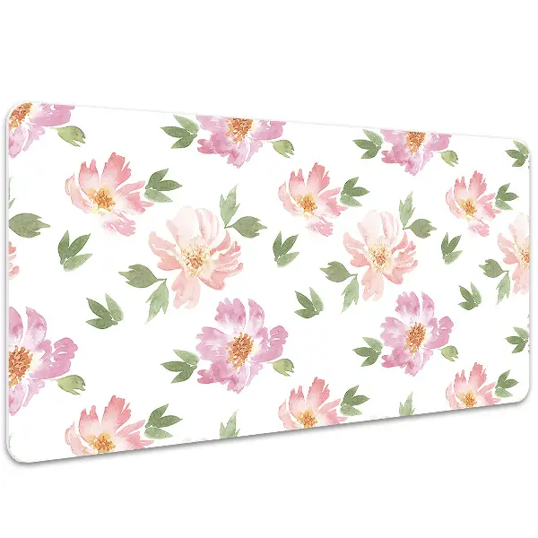Podloga za pisalno mizo Watercolor flowers