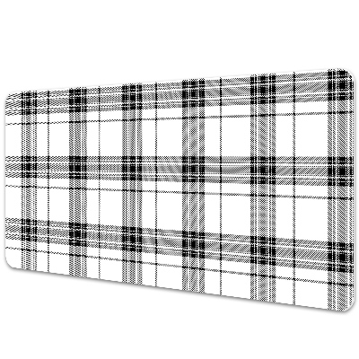 Podloga za pisalno mizo Plaid pattern