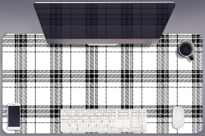 Podloga za pisalno mizo Plaid pattern