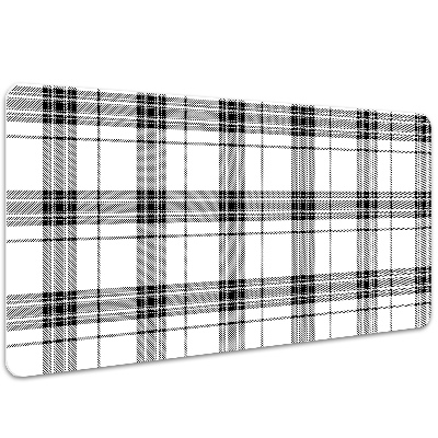 Podloga za pisalno mizo Plaid pattern