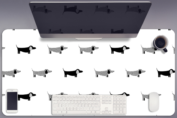 Podloga za pisalno mizo Dachshunds