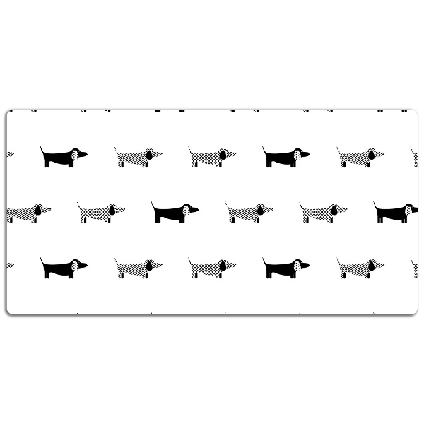 Podloga za pisalno mizo Dachshunds
