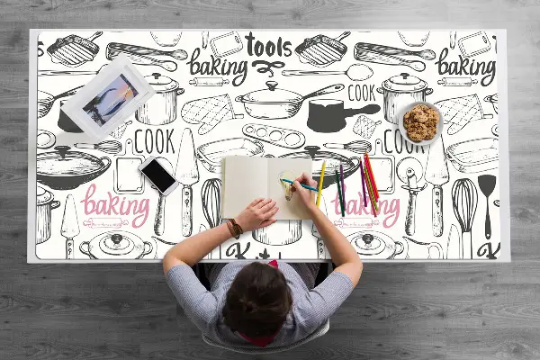 Podloga za pisalno mizo Kitchen motifs
