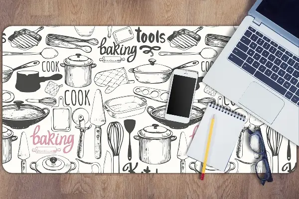 Podloga za pisalno mizo Kitchen motifs