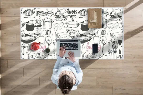 Podloga za pisalno mizo Kitchen motifs