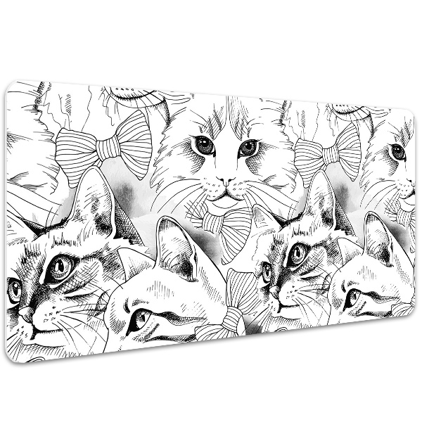 Podloga za pisalno mizo Sketched cats