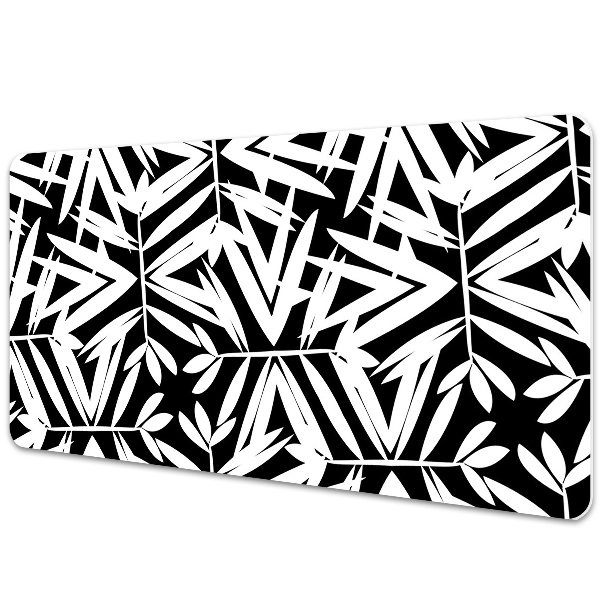 Podloga za mizo Black and white pattern