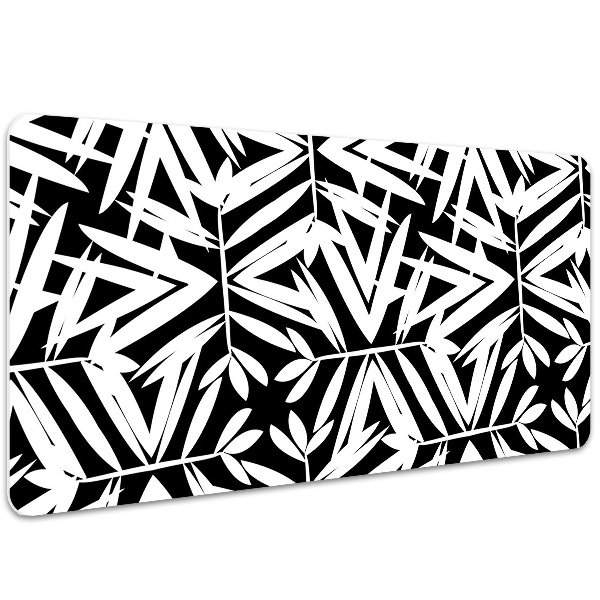 Podloga za mizo Black and white pattern