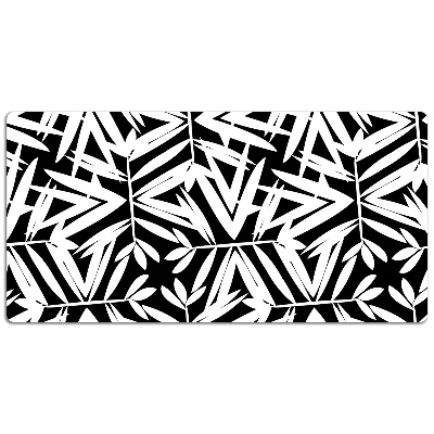 Podloga za mizo Black and white pattern