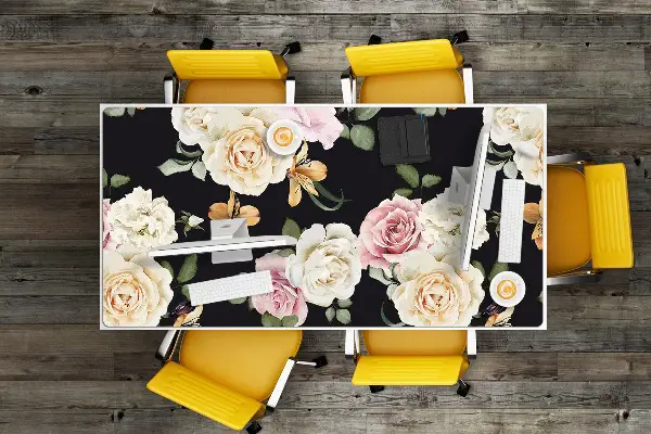 Podloga za pisalno mizo Vintage roses