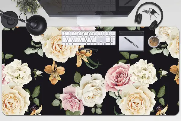 Podloga za pisalno mizo Vintage roses