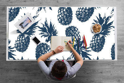 Podloga za pisalno mizo Gray pineapples