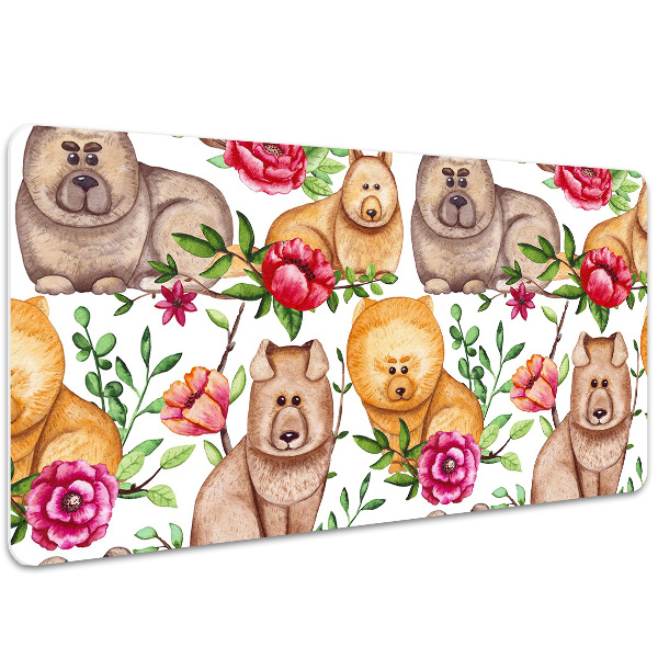 Podloga za mizo Chow chow dogs