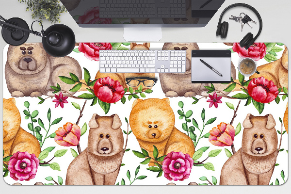Podloga za mizo Chow chow dogs
