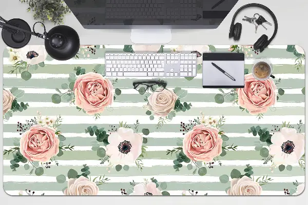 Namizna podloga Striped roses