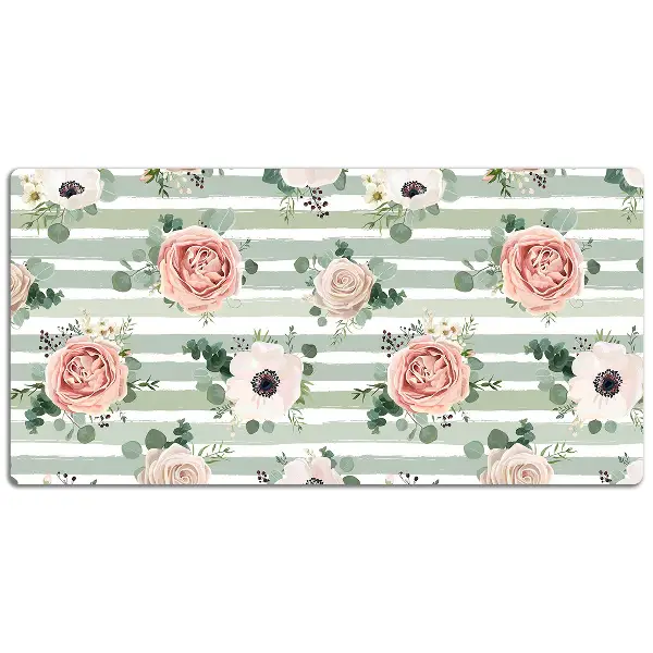 Namizna podloga Striped roses