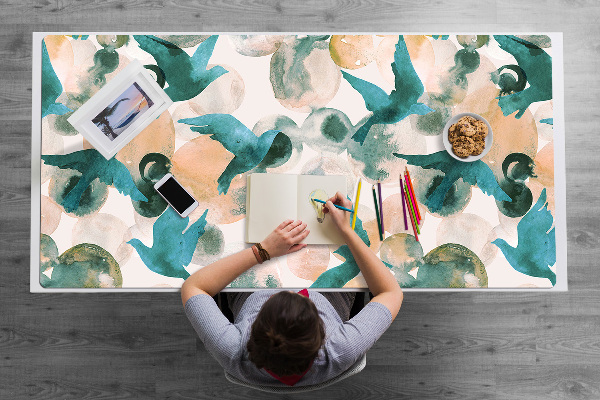 Podloga za mizo Watercolor birds