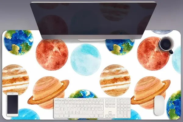 Podloga za mizo Colorful planets