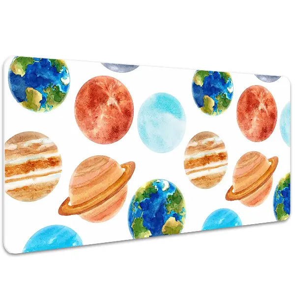 Podloga za mizo Colorful planets