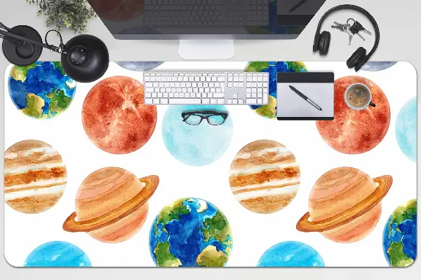 Podloga za mizo Colorful planets